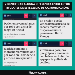 ¿Identificas alguna diferencia entre estos titulares de este medio de comunicación?
