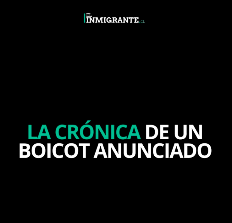 La crónica de un boicot anunciado